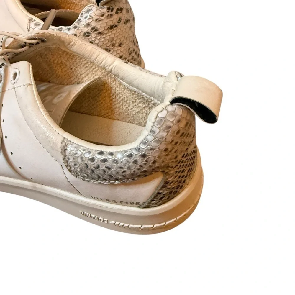 Vintage Havana | Laila White Snake Multi Leather Sneakers | Sz 8